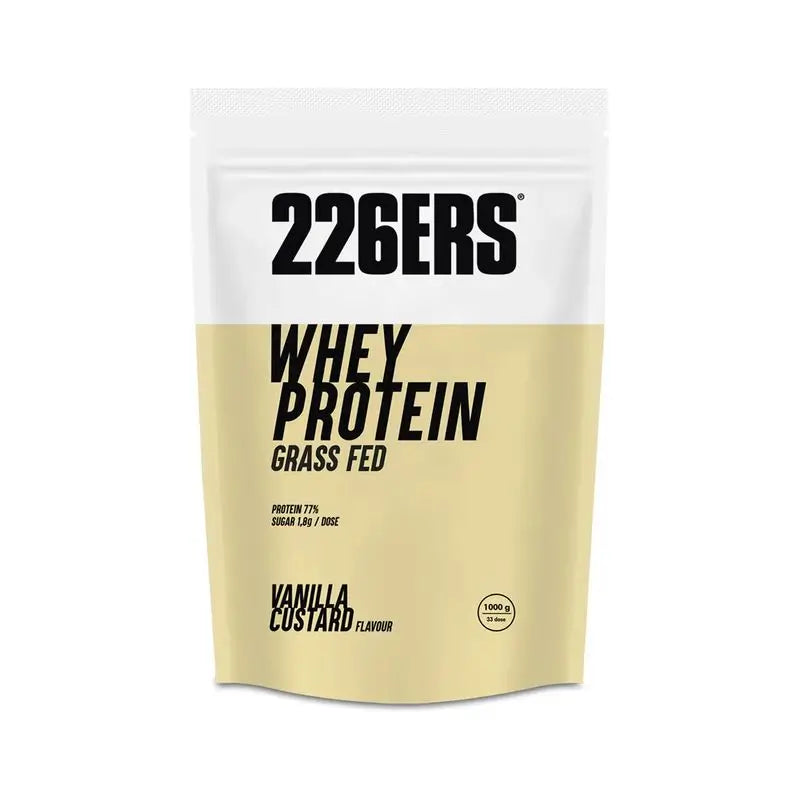 226Ers Whey Protein Grass Fed Grass Fed Protein Shake Vanilla Custard, 1000g