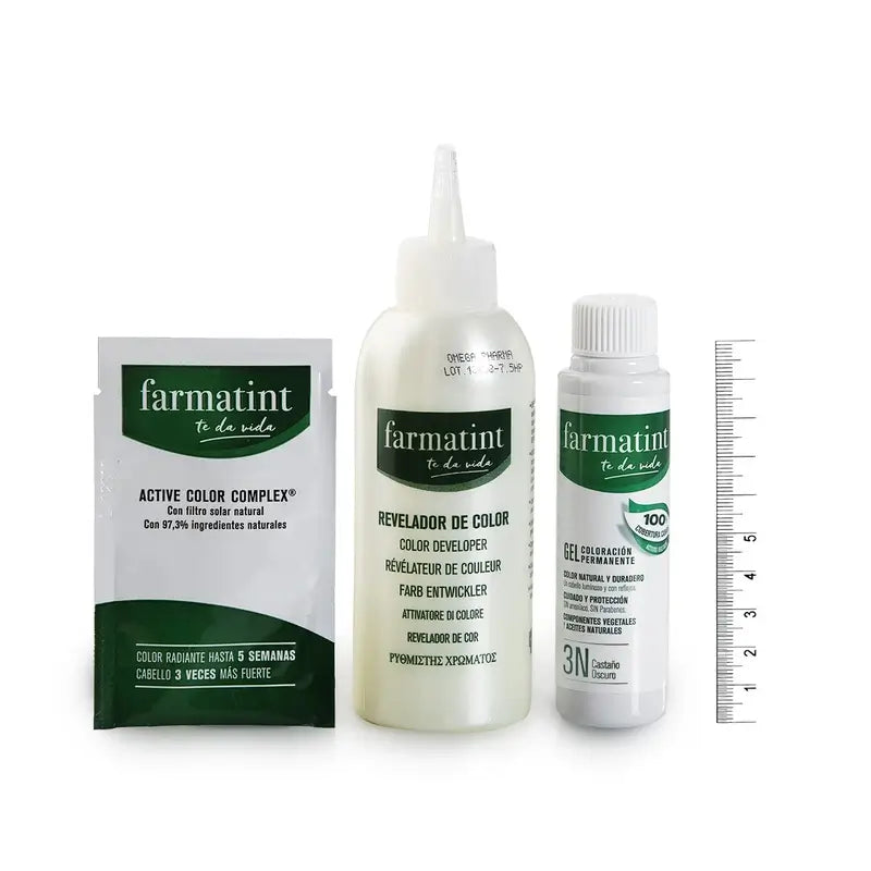 Farmatint 3N Dark Brown Gel de coloration permanente