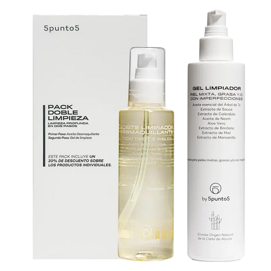 5Punto5 Double Cleansing Pack Mixed/Oily Skin, 400 gr