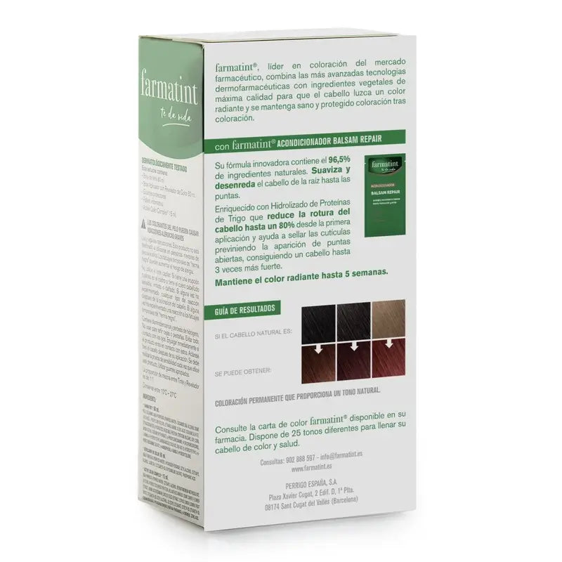 Farmatint 5M Light Auburn Gel de coloration permanente Auburn