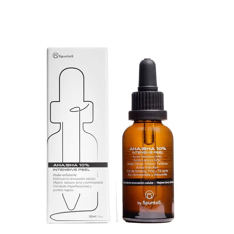 5Point5 Sérum exfoliant Aha/Bha 10% Peeling intensif, 30 Ml