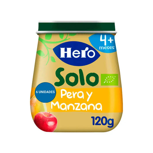 Hero Baby Hero Solo Pear & Apple Eco Jar 6X120G
