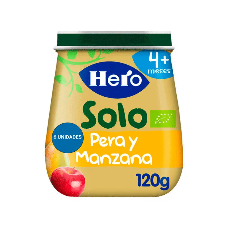 Hero Baby Hero Solo Pear & Apple Eco Jar 6X120G