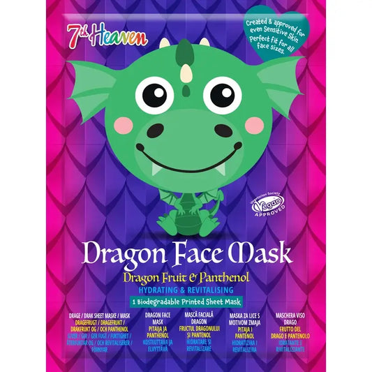 7 Heaven Animal Mask Dragon Cloth Mask , 1 pcs.