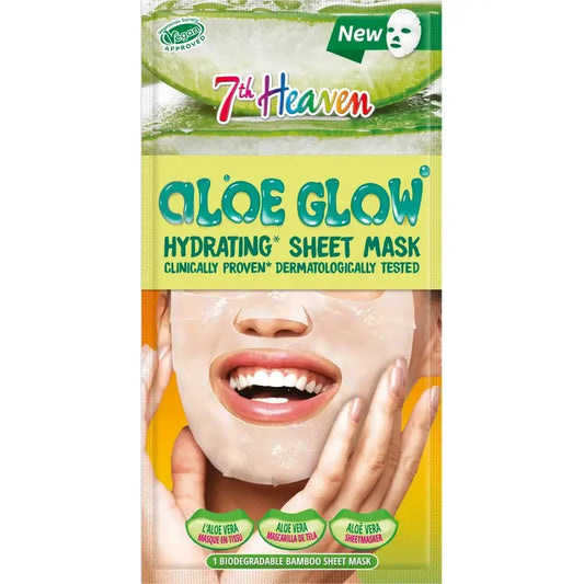 7 Heaven Alow Glow Moisturising Cloth Mask , 16 g
