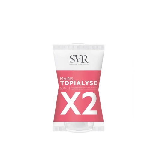 SVR Topialyse Crème nourrissante pour les mains, 2x50 ml