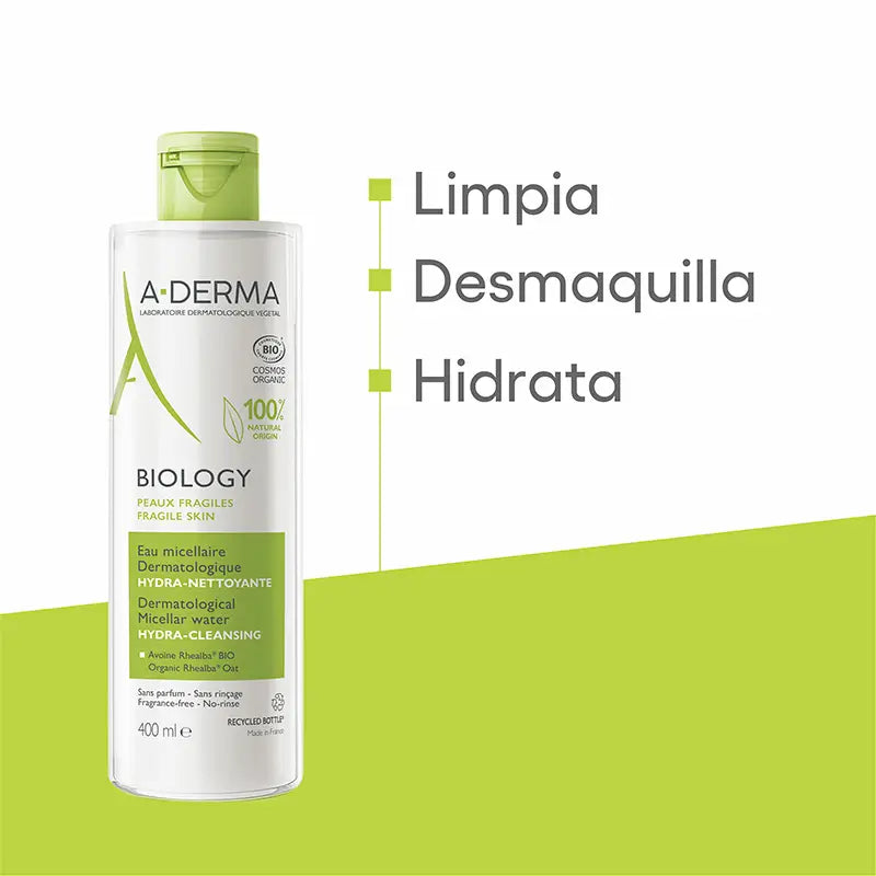 A-Derma Biologie Eau micellaire dermatologique 400 ml