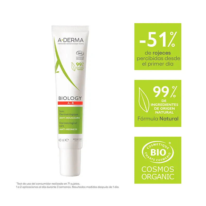A-Derma Biologie Soin dermatologique anti-rougeurs 40 ml