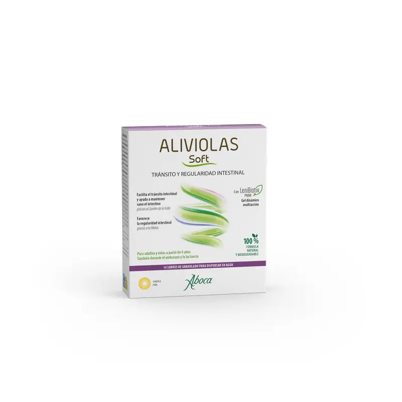 Aboca Aboca Aliviolas Soft - Transit et régularité intestinale, 14 sachets