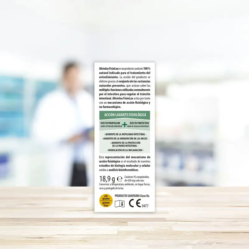 Aboca Aliviolas Fisiolax Constipation, 45 Comprimés