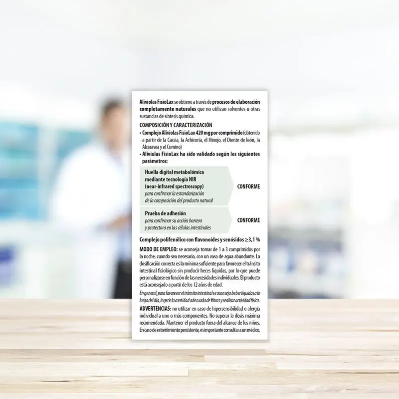 Aboca Aliviolas Fisiolax Constipation, 90 comprimés