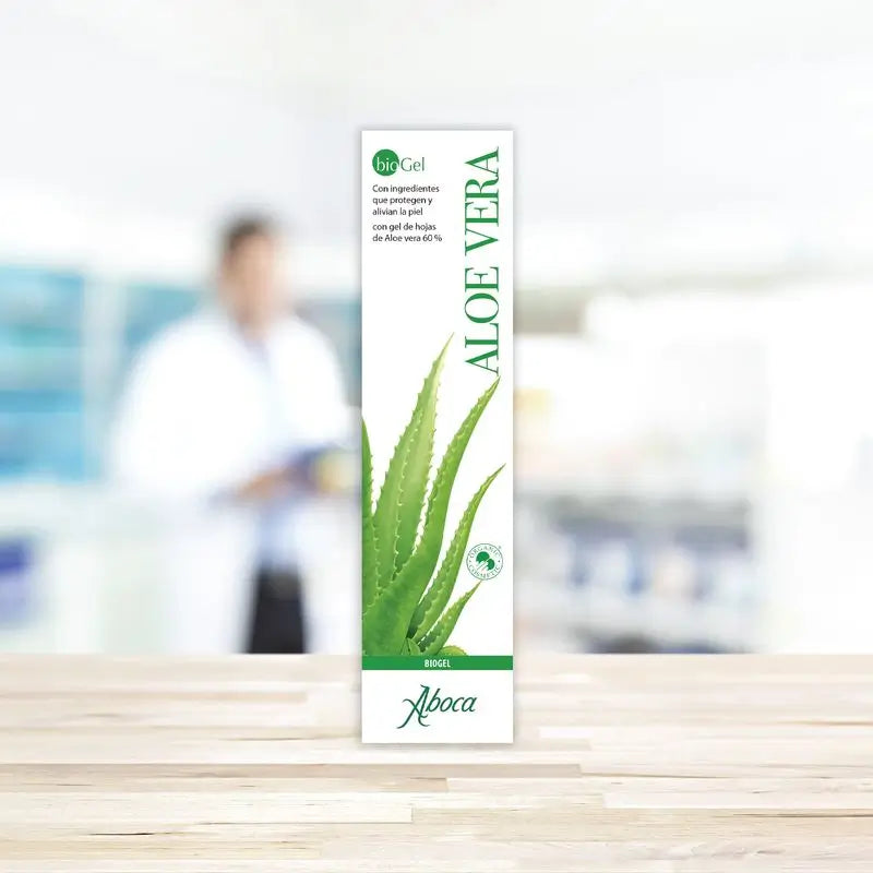 Aboca Aloe Vera Biogel Tous types de peau, action réparatrice, apaisante et protectrice, cosmétique bio, 100 ml