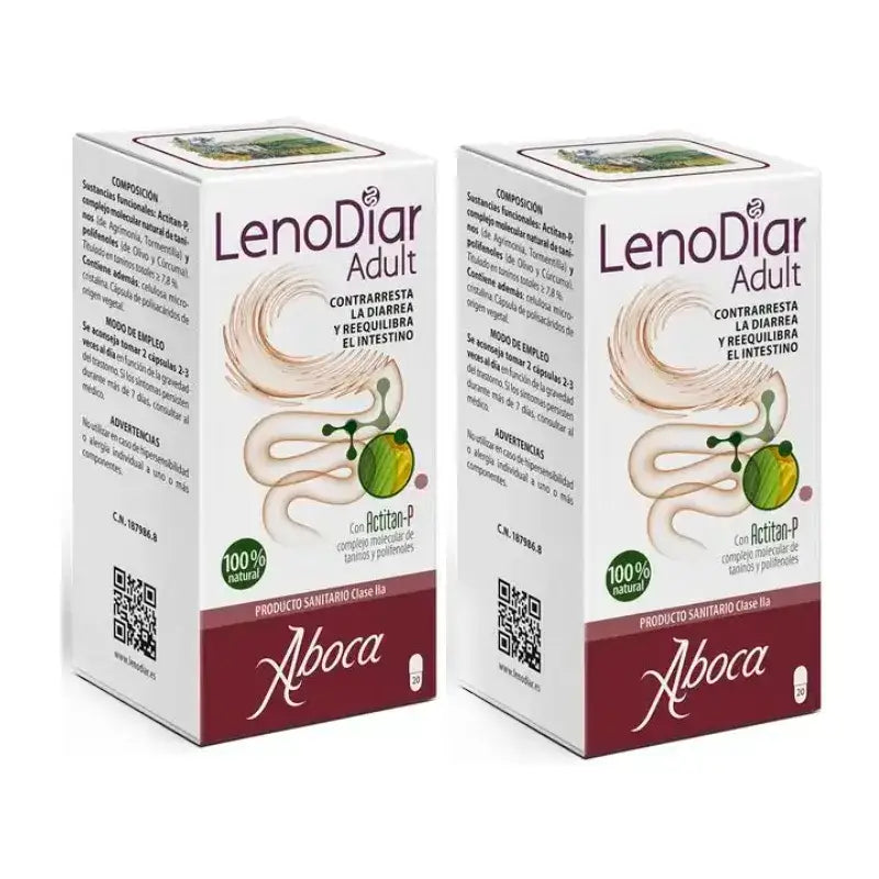 Aboca Lenodiar Adult, 2x20 Capsules
