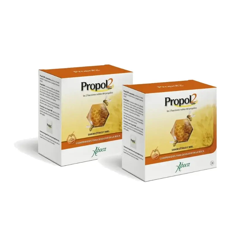Aboca Propol 2Emf Propolis, 20 comprimés, lot de 2