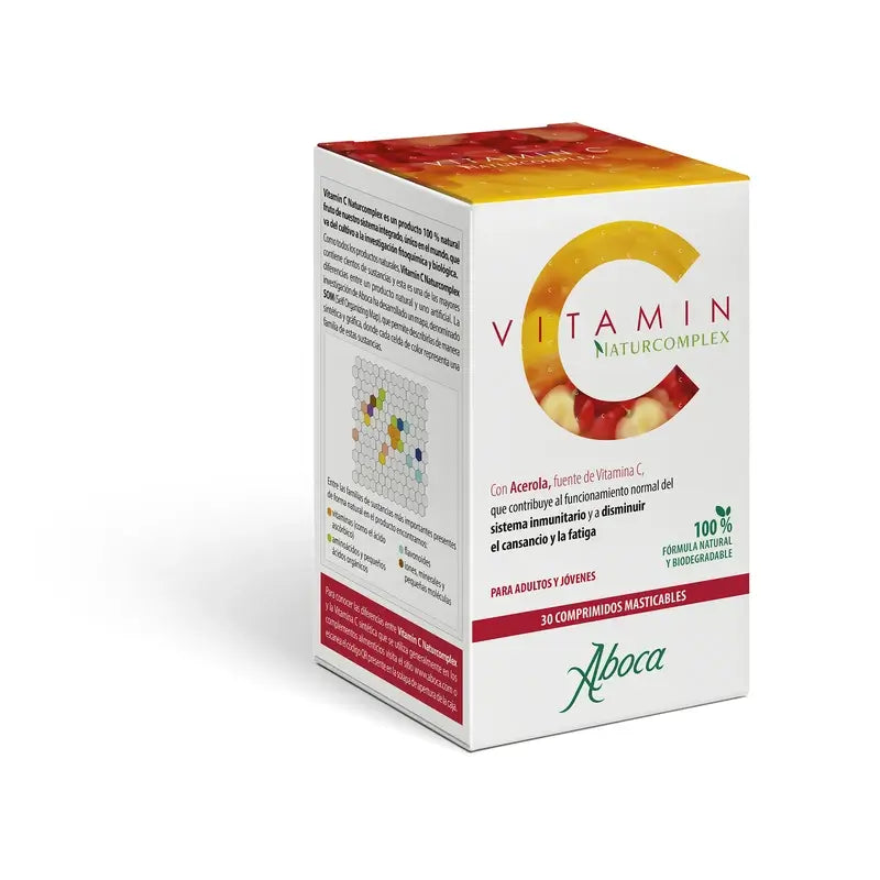 Aboca Vitamin C Naturcomplex, complément alimentaire, 30 comprimés