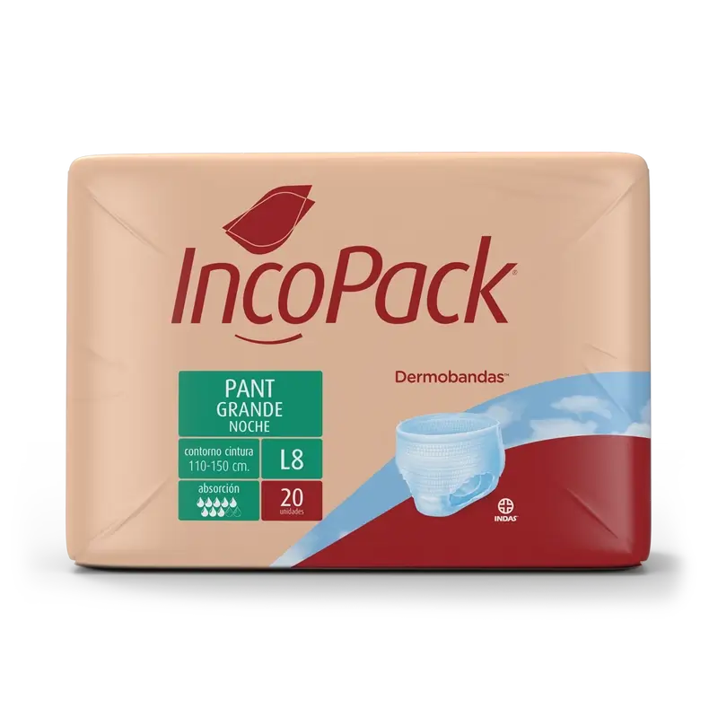 Incopack Pant Absorbent Night Pant Large Size , 80 pcs.