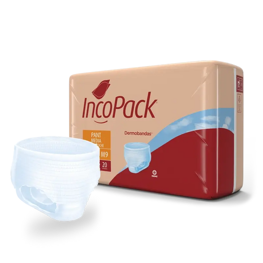Incopack Pantalon Absorbant Supernight Taille moyenne , 80 unités