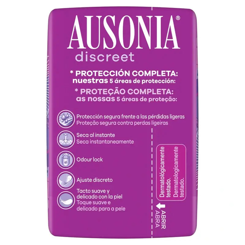 Ausonia Discreet Extra Serviettes pour fuites urinaires, 12 unités