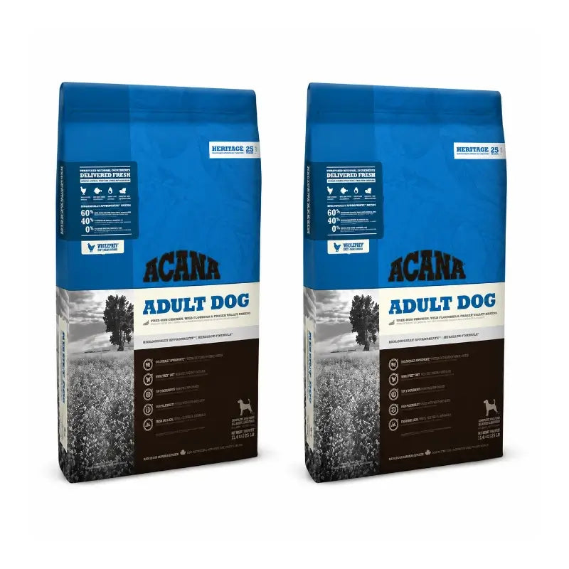 Acana Canine Adult 17Kg nourriture pour chien 2-pack