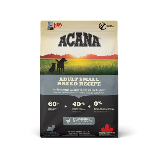 Acana Canine Adult Heritage Small Breed 2kg dog food for small dogs