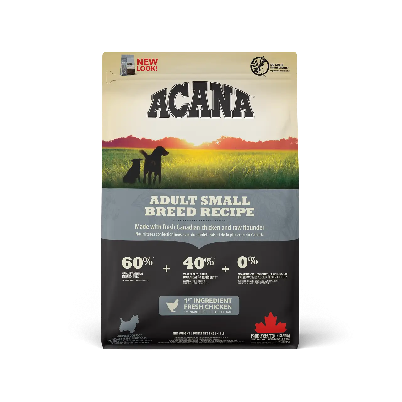 Acana Canine Adult Heritage Small Breed 2kg dog food for small dogs