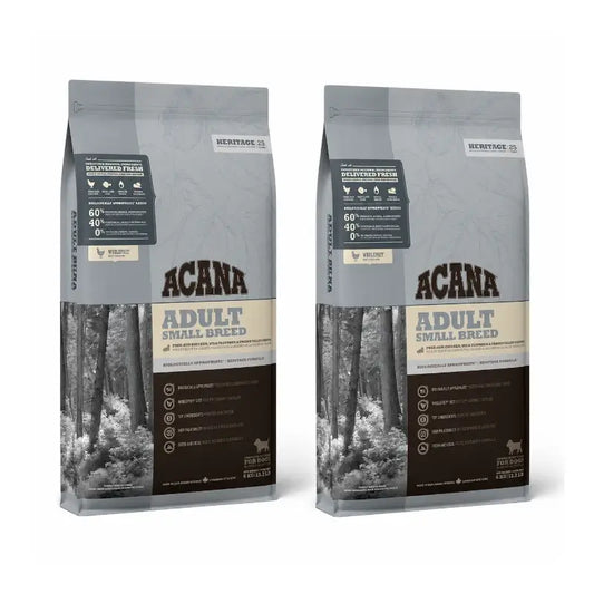 Acana Canine Adult Heritage Small Breed 6kg nourriture pour chien pack 2