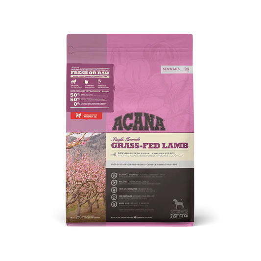 Acana Canine Adult Singles Grass Fed 2Kg dog food