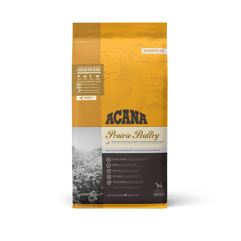 Acana Canine Adult Classics Prairie Poultry 14.5 kg, Dog Food