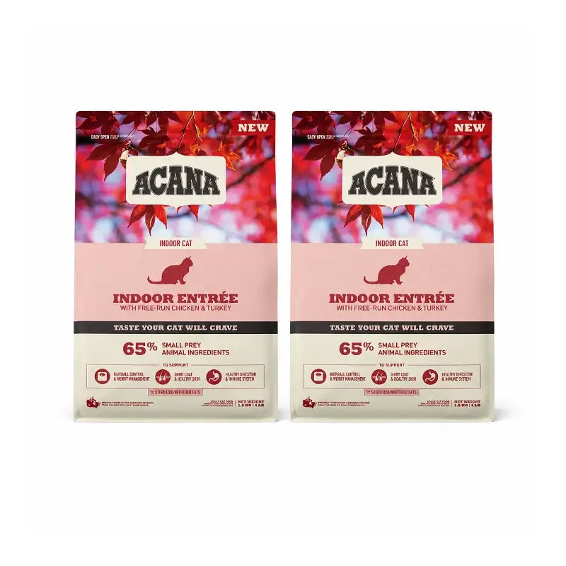 Acana Feline Adult Indoor 1,8Kg nourriture pour chats 2-pack