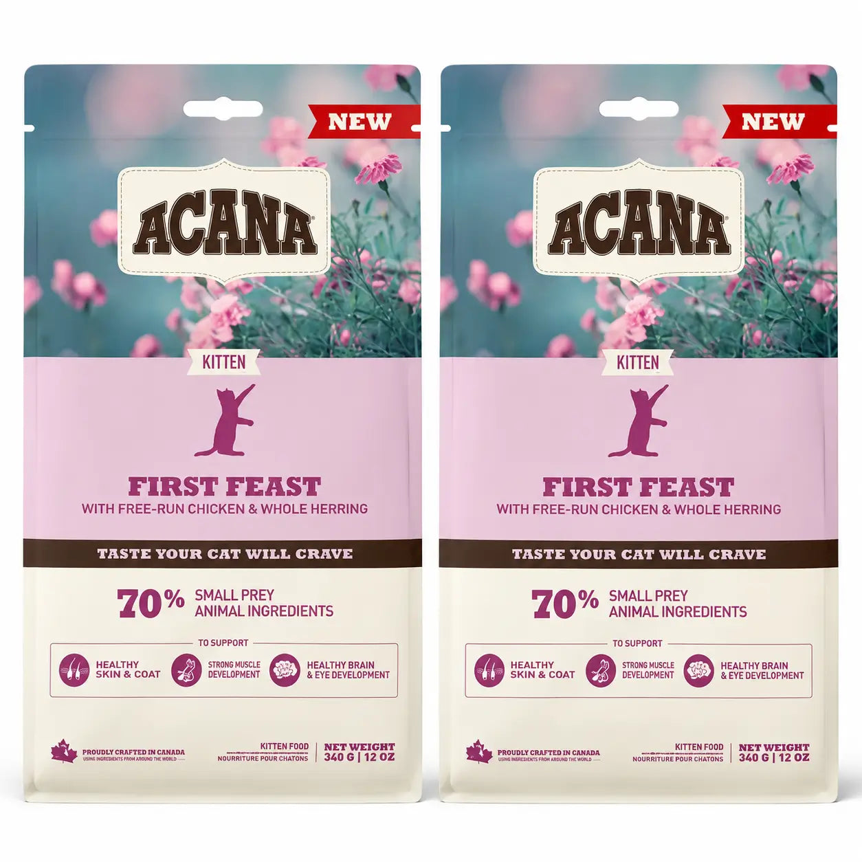 Acana Feline Kitten First Feast 1,8 Kg Croquettes pour chat , pack 2