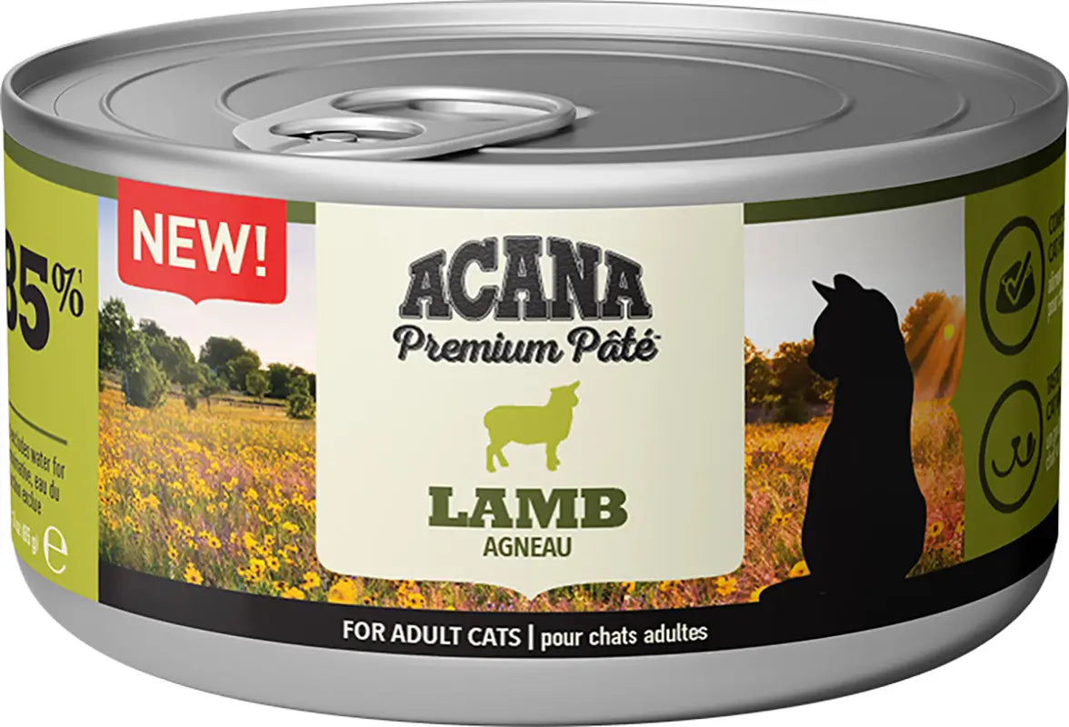 Acana Feline Premium Pate Lamb 24X85Grs nourriture humide pour chats