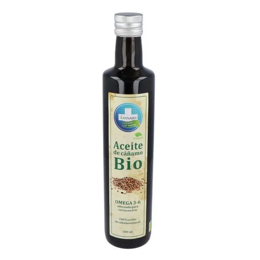 Hemp Oil Bio Hemp Oil - Organic - Rich in Omega 3-6 , 500 ml