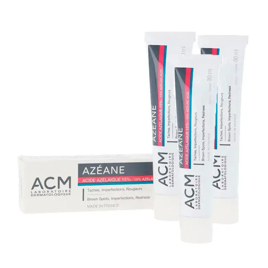 Acm Laboratoires Azeane Azelaic Acid 15% Cream Pack 3 x 30Ml.