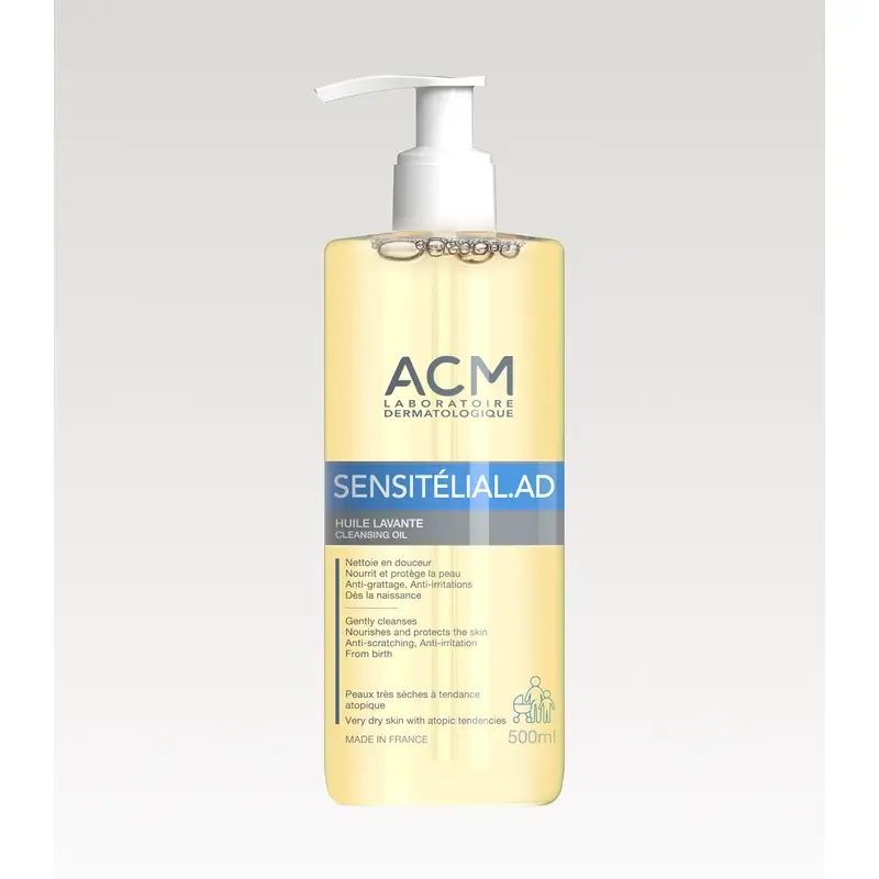 Acm Laboratoires Sensitelial.Ad Huile lavante 500 Ml
