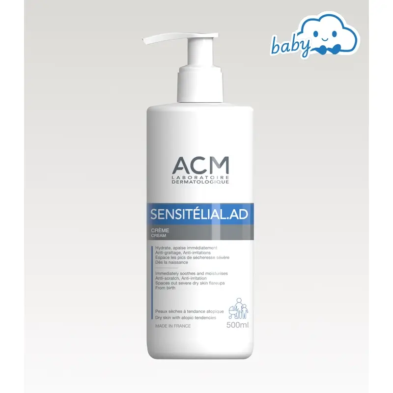 Acm Laboratoires Sensitelial.Ad Crème 500 Ml