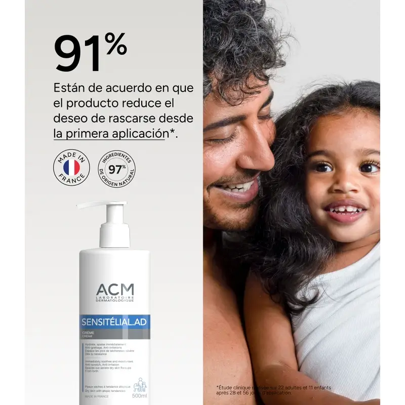 Acm Laboratoires Sensitelial.Ad Crème 500 Ml