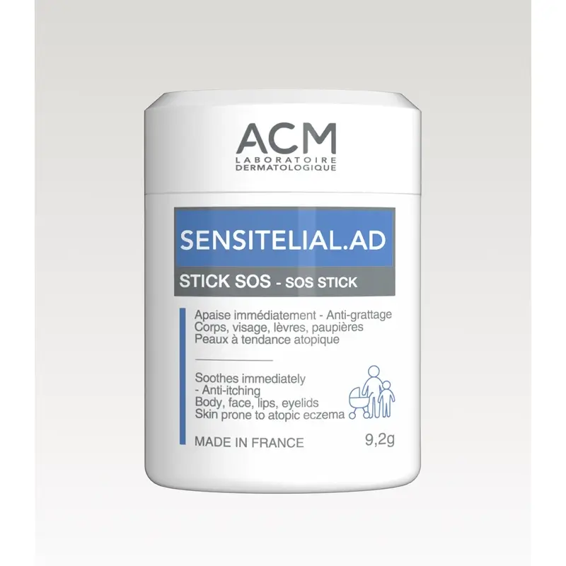Acm Laboratoires Sensitelial.Ad Sos Stick apaisant, 9,2 grammes