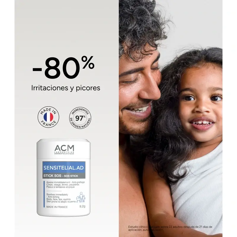 Acm Laboratoires Sensitelial.Ad Sos Stick apaisant, 9,2 grammes