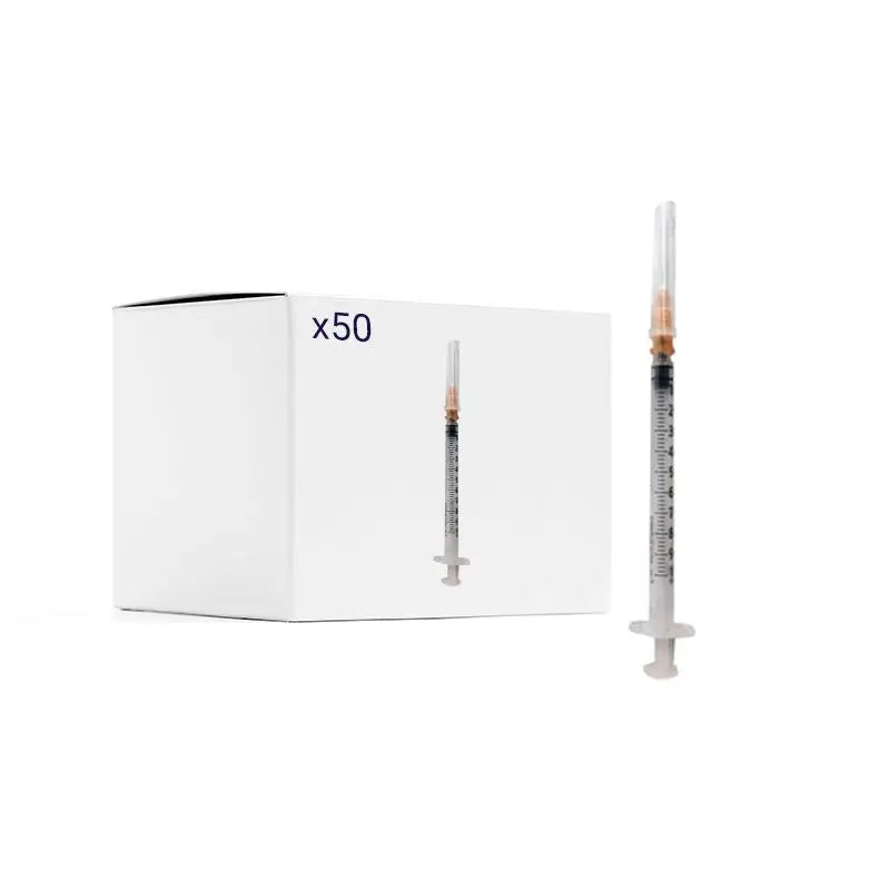 Acofar Pack Syringe with Needle 1 ml (25gx16mm), 50 pcs.