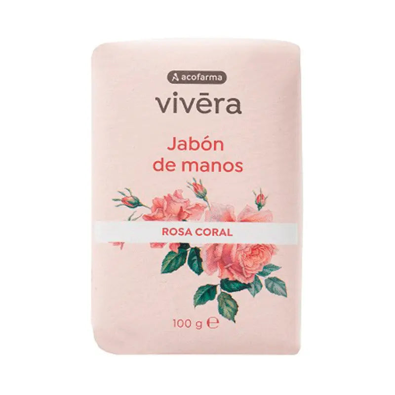Acofarma Vivera Rose Coral Soap Bar 100 gr