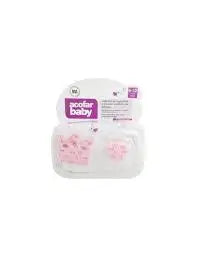 Acofarbaby Pink Silicone Chain + Pacifier 0-6 Months