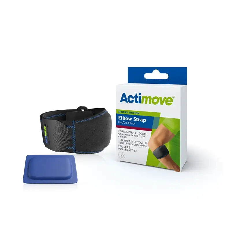 Actimove Adjustable Elbow Support Strap, Black, Universal Size