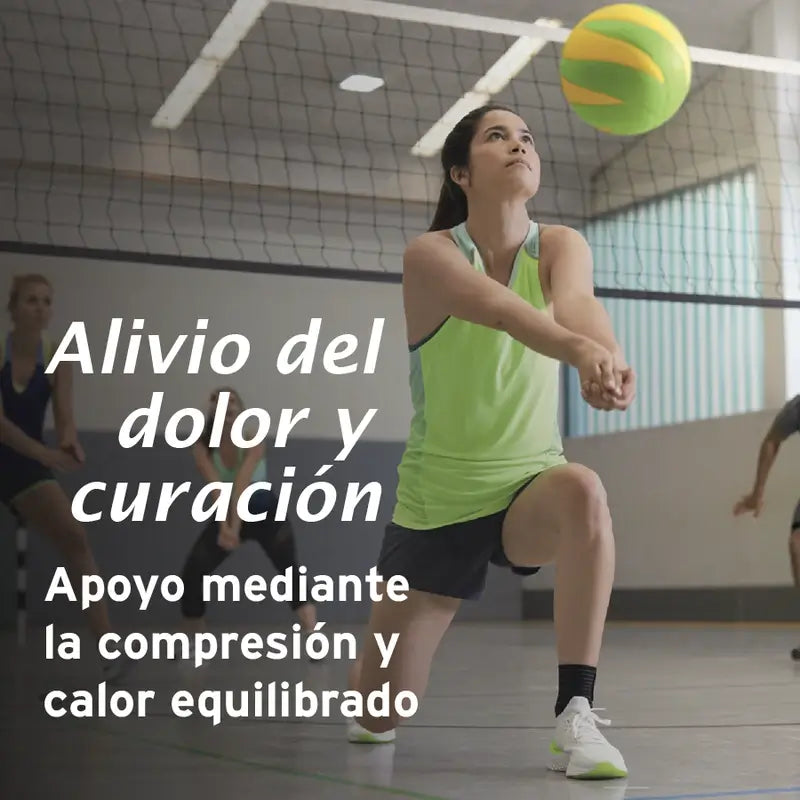 Actimove Chevillère élastique avec sangle de stabilisation réglable, couleur noire, taille M