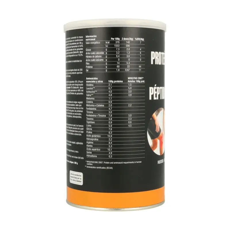 Active Foods Protéine de pois avec collagène et cacao 500Gr.
