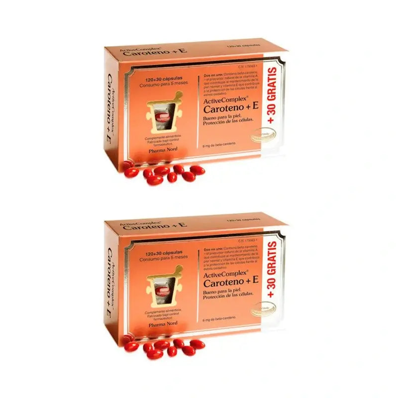 Activecomplex Carotene Vit E 120 +, 2X30 Capsules