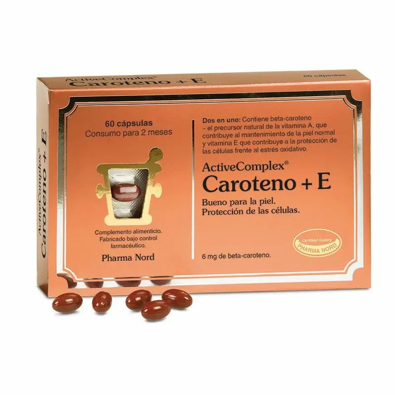 Activecomplex Carotene + Vitamin E 60 capsules