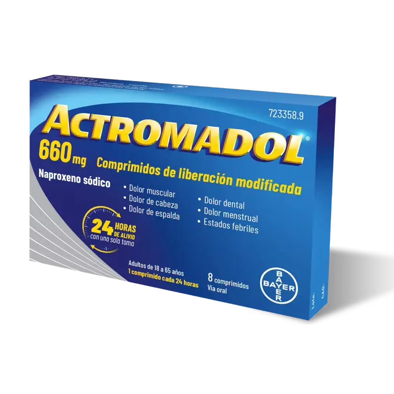 Actromadol 660 mg, 8 Comprimés