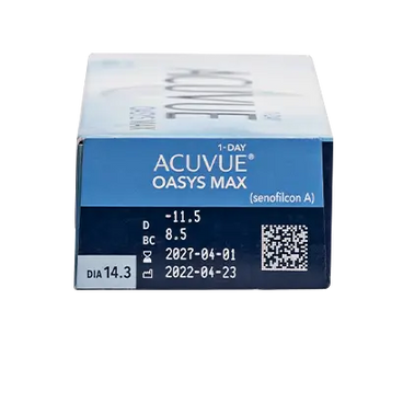 Acuvue 1 Day Oasys Max Daily Lenses , 30 unités