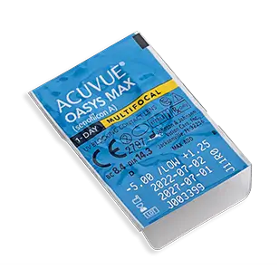 Acuvue 1 Day Oasys Max Daily Multifocal Lenses , 90 unités