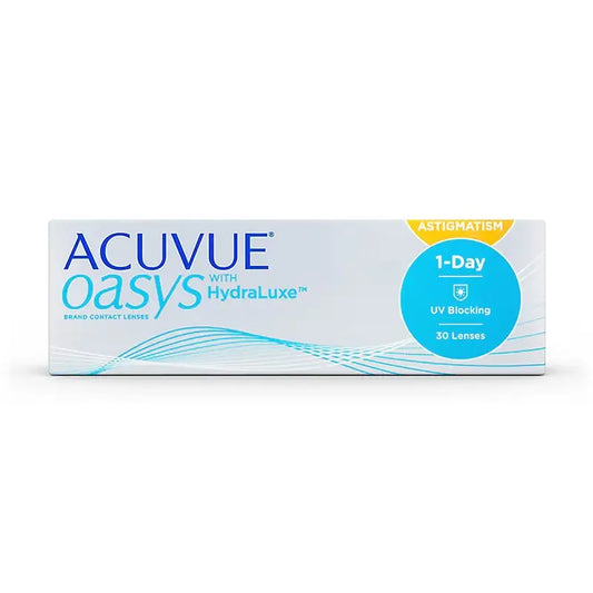 Acuvue Oasys 1 Day With Hydraluxe Daily Toric Lens , 30 unités